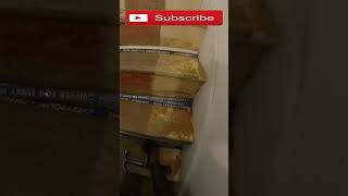 How to fit carpet on stairs carpet [upl. by Htims]