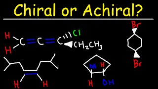 Chiral and Achiral Molecules  Allenes and Alkenes [upl. by Jacquet]