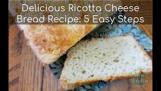 Homemade Ricotta Cheese Bread [upl. by Constantia]