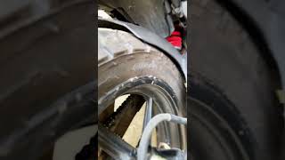 TVS Apache RTR 160 4V all terrain tyre  Apollo Tramplr XR 14070 R17 rear tyre [upl. by Valentina]