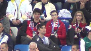 00016 Sochi 2014 Trankov Klimov SINITSINA ZHIGANSHIN ZLOBINASITNIKOV Paul Radford during FD [upl. by Yelsek209]