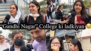 “Gandhi Nagar” College ki ladkiyan 😂  WHAT IS THE FULL FORM OF “INDIA” 🇮🇳 [upl. by Diarmit]