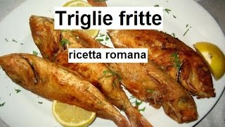 Triglie Fritte ricetta ebraica romana [upl. by Nyl]