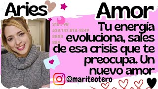 Aries Estoy de Vuelta Tu energía evoluciona sales de esa crisis que tanto te preocupa [upl. by Atram]