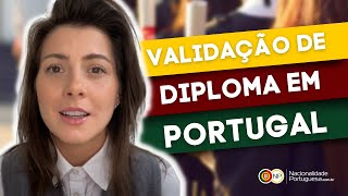 Como validar diploma em Portugal Reconhecimento do diploma de educação física [upl. by Htidirrem]