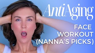 Ultimate AntiAging Face Exercise Routine  Lisa’s Nanna’s MUST TRY Exercises  Natural Face Lift [upl. by Kiyohara119]