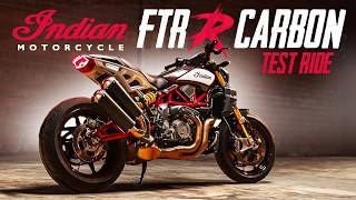 2024 Indian FTR R Carbon TEST RIDE [upl. by Dann922]