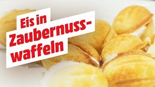 LitschiEis in der Nusswaffel  Eismaschine von Unold  MediaMarkt KochShow [upl. by Domeniga996]