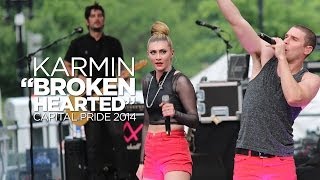 Karmin Performs quotBrokenheartedquot at the 2014 Capital Pride Festival [upl. by Valentia]