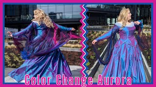 I Made a ColorShifting Princess Aurora Dress [upl. by Iridissa]