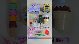 fancy amp cute stationery items pencil sharpener piggy bank watch eraser ruler stationery [upl. by Adnwahsor305]