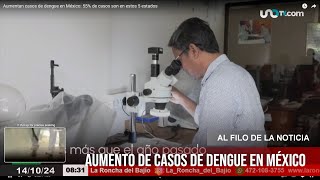 Alerta Más de 75 mil casos de dengue confirmados en México [upl. by Chantal]