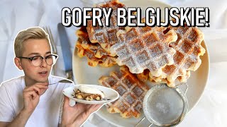 GOFRY BELGIJSKIE chrupiące z zewnątrz delikatne w środku [upl. by Emogene]