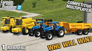 COMPETITIVE MULTIPLAYER RETURNS Rennebu Competitive Multiplayer FS22 Ep 1 [upl. by Lilllie]