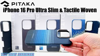 iPhone 16 Pro PITAKA Ultra Slim amp Tactile Woven Cases Aramid Fiber  Super Slim  Featherlight [upl. by Leonardo164]