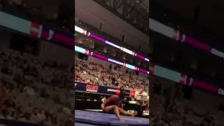 Laurie Hernandez knee injury 2021 shorts [upl. by Morven686]