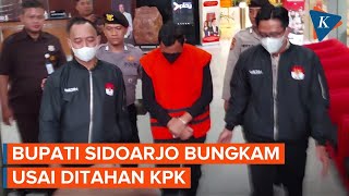 Bupati Sidoarjo Gus Muhdlor Bungkam Setelah Akhirnya Ditahan KPK [upl. by Yrakcaz980]