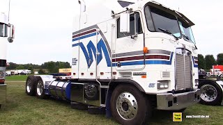 1988 Kenworth K100 Great Cabover Truck  Exterior Tour [upl. by Sukcirdor]