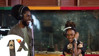 Chronixx amp Koffee  Real Rock Riddim  1Xtra in Jamaica [upl. by Germana]