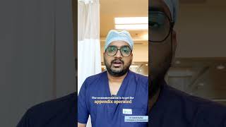 Appendicitis I Treatment for appendicitis DrAshishSachan [upl. by Anilos]