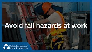 Avoid fall hazards at work [upl. by Steere]