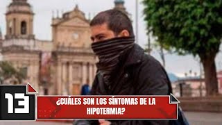 ¿Cuáles son los síntomas de la hipotermia [upl. by Enirahtac]