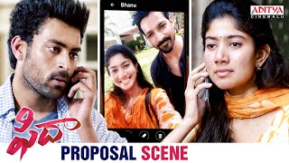 Varun Tej Proposes Sai Pallavi  Fidaa Telugu Movie  Shekar Kammula  Aditya Cinemalu [upl. by Marcie858]