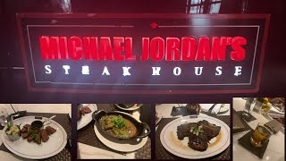 DinnerTour Micheal Jordan SteakHouse Chicago [upl. by Zetniuq]