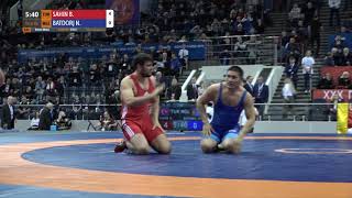 BRONZE FS  97 kg B SAHIN TUR v N BATDORJ MGL [upl. by Alexandros]