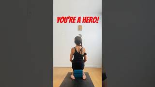 Get Down On It Hero Pose Progression 🧘🏽 Beginners Yoga HACK [upl. by Ettevahs893]