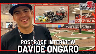 Davide Ungaro Reacts to Winning 4WD Buggy IFMAR World Championship quotCannot Believe Itquot [upl. by Russian]