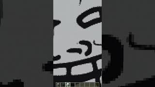 Troll😂 PIXEL ART in MINECRAFT🤯 shorts minecraft art troll pixelart [upl. by Niwrud]