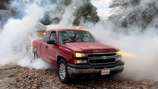 Rev Limiter Bashing Driveway Burnout  06’ 53 [upl. by Atilehs]