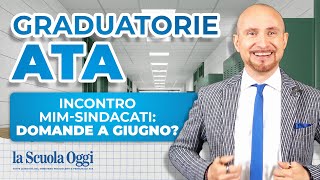 Aggiornamento Graduatorie ATA 24 mesi e terza fascia domande a giugno [upl. by Ahset]