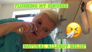 How To Use Simply Saline Nasal Mist For AllergySinus Relief [upl. by Erund]