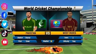 Pakistan🇵🇰 vs West Indies  2 over Match  World Cricket Championship 2 [upl. by Ginzburg930]