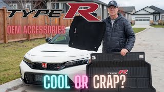 2024 Honda Civic Type R OEM accessories review [upl. by Oicinoid]