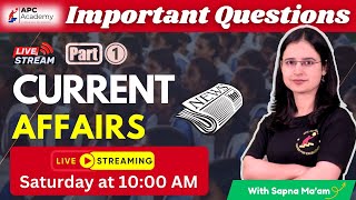 HP  TET  Current Affairs  P 1 Most Important Questions hptet2024 apcacademy currentaffairs [upl. by Lledrev127]