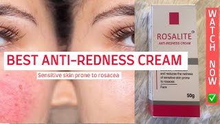 ROSALITE ANTIREDNESS CREAMskin allergy sensitive skin prone to rosaceabeauty review skincare [upl. by Cut]