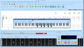 TuxGuitar découverte  QSynth  QjackCtrl  Linux [upl. by Atiruam]