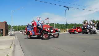 May 29 2023 Miamisburg Memorial Day Celebration and Miamisburg Marching Band [upl. by Ynohtnaeoj]