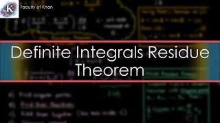 Computing Definite Integrals using the Residue Theorem [upl. by Hortensia]