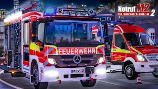 🚨 Notruf 112  Einsatz FEUER1  Container Brand  Berufsfeuerwehr Mühlheim Gameplay [upl. by Samalla]