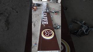 How to make a Led signboard LED board light top10moment top10moment93 [upl. by Yt]