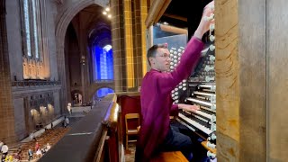 Liverpool Cathedral Organ  Ceremonial Dialogue Ficarri [upl. by Pinzler]