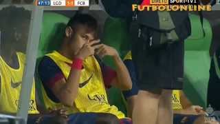 Debut de Neymar pidiendo salir todas sus judadas del partido [upl. by Evelyn401]