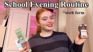 Back to School Sunday Evening Routine sixth form Year 12  ruby rose uk [upl. by Ydnik535]