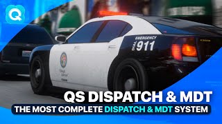 QBESX Quasar Dispatch and MDT 20  The most complete FiveM system [upl. by Ayerdna729]