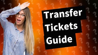 How do I transfer tickets from Ticketmaster to StubHub [upl. by Zephan833]