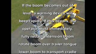 BilJax 3632T Boom Lift Safety amp Operational Instruction Video Part 2 [upl. by Akenahc787]